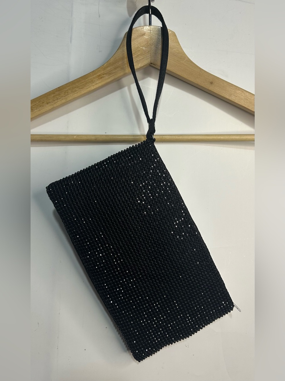 Charming Charlie RSVP Black Studded Wristlet Purse